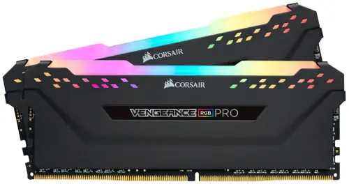 Corsair Vengeance RGB PRO CMW32GX4M2Z3600C18 32GB (2x16GB) DDR4 3600Mhz CL18 Siyah Gaming Ram (Bellek)