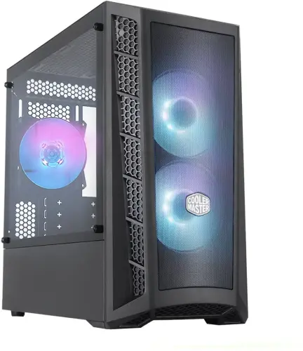 Cooler Master MasterBox MB311L RGB 600W Mesh Temperli Cam mATX Mini Tower Kasa