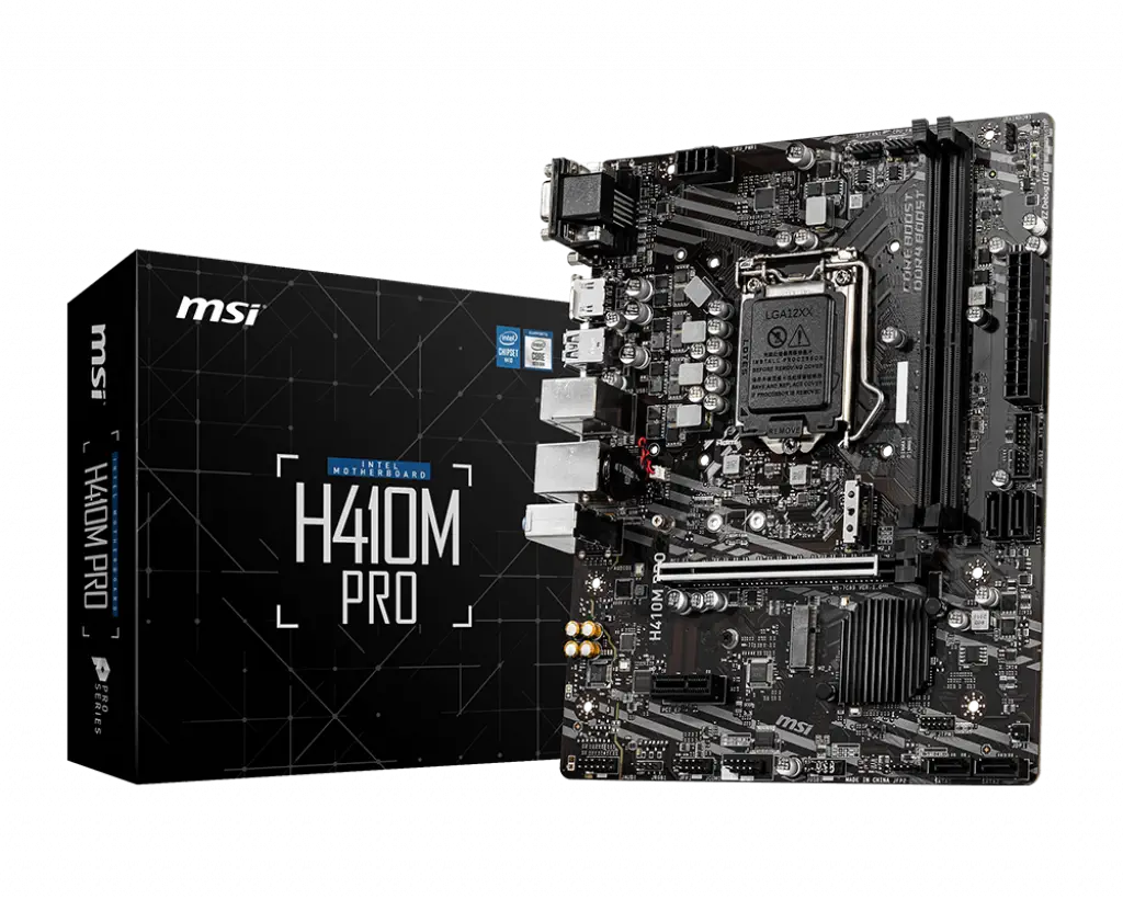 MSI H410M PRO Intel H410 Soket 1200 DDR4 2933Mhz mATX Gaming (Oyuncu) Anakart