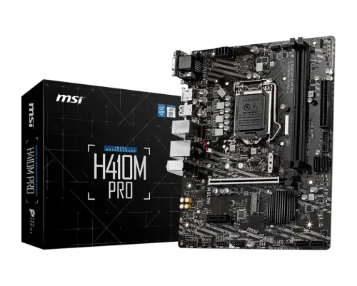 MSI H410M PRO Intel H410 Soket 1200 DDR4 2933Mhz mATX Gaming (Oyuncu) Anakart
