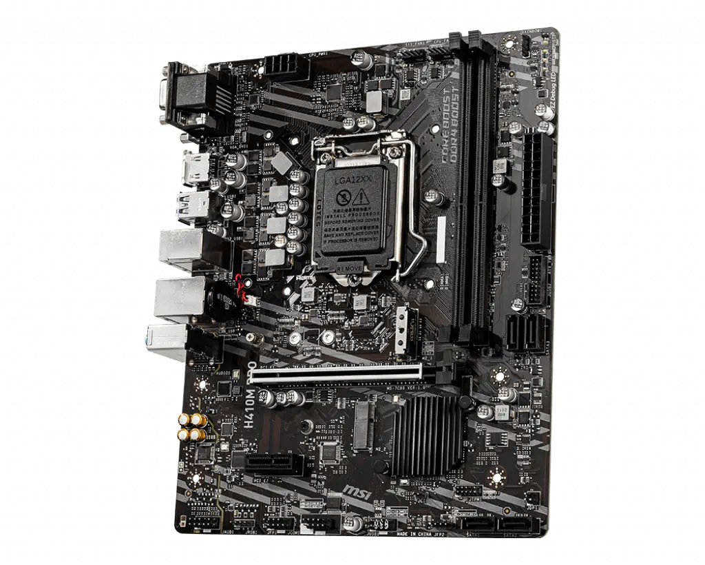 MSI H410M PRO Intel H410 Soket 1200 DDR4 2933Mhz mATX Gaming (Oyuncu) Anakart