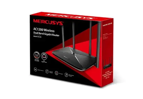 TP-Link Mercusys AC12G AC1200 Kablosuz Çift Bantlı Gigabit Router