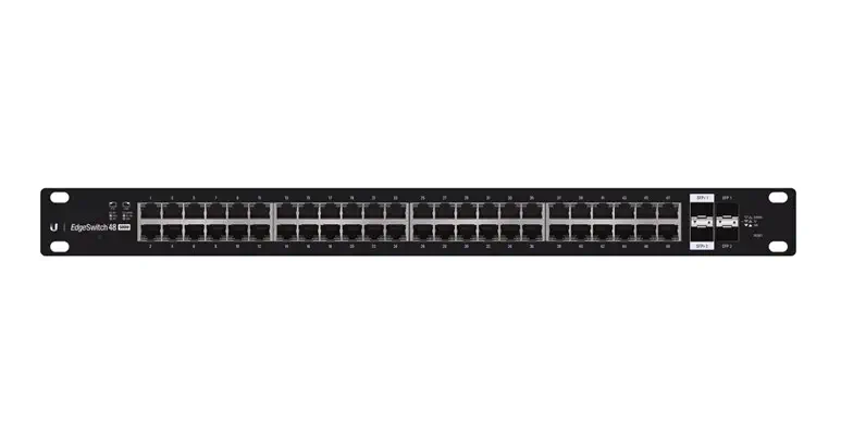 Ubiquiti EdgeSwitch ES-48-500W 48 Port 10/100/1000Mbps Gigabit PoE+ 2SFP/2SFP+ Yönetilebilir Switch