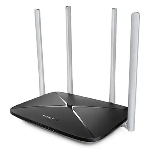 TP-Link Mercusys AC12 4 Port 1200 Mbps Dual Band Kablosuz Router