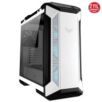 Asus TUF Gaming GT501 White Edition 4 Fan (3xRGB Fan) USB 3.1 Temperli Cam E-ATX Mid-Tower Gaming (Oyuncu) Kasa