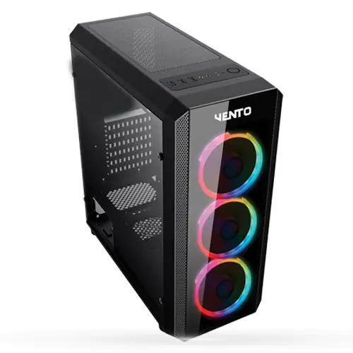 Vento VG04FE 3x120mm RGB Fan USB 3.0 ATX Mid-Tower Gaming (Oyuncu) Kasa