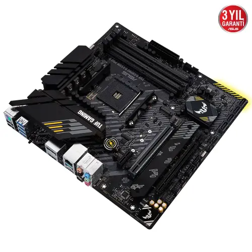 Asus TUF GAMING B450M-PRO S AMD B450 Soket AM4 DDR4 4400(OC)MHz mATX Gaming (Oyuncu) Anakart