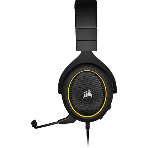 Corsair HS60 Pro Surround Sarı CA-9011214-EU 7.1 Surround Mikrofonlu Kablolu Gaming (Oyuncu) Kulaklık