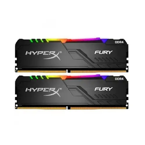 HyperX Fury RGB HX436C17FB3AK2/16 16GB (2x8GB) DDR4 3600MHz CL17 Gaming Ram (Bellek)