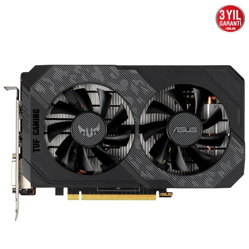 Asus TUF Gaming GeForce GTX 1650 OC TUF-GTX1650-O4GD6-P-GAMING 4GB GDDR6 128Bit DX12 Gaming (Oyuncu) Ekran Kartı