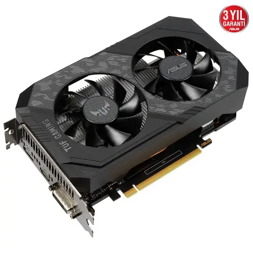 Asus TUF Gaming GeForce GTX 1650 OC TUF-GTX1650-O4GD6-P-GAMING 4GB GDDR6 128Bit DX12 Gaming (Oyuncu) Ekran Kartı