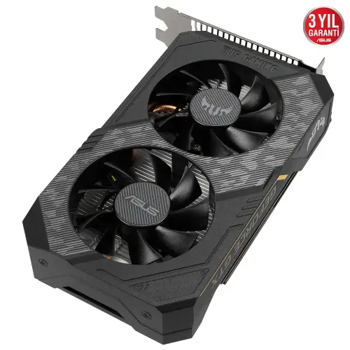 Asus TUF Gaming GeForce GTX 1650 OC TUF-GTX1650-O4GD6-P-GAMING 4GB GDDR6 128Bit DX12 Gaming (Oyuncu) Ekran Kartı