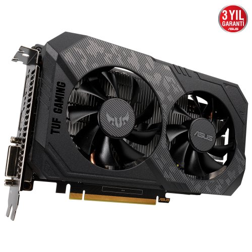 Asus TUF Gaming GeForce GTX 1650 OC TUF-GTX1650-O4GD6-P-GAMING 4GB GDDR6 128Bit DX12 Gaming (Oyuncu) Ekran Kartı