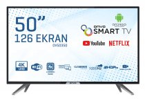 Onvo OV50-8000 50 inç 126 Ekran Uydu Alıcılı 4K Ultra HD Android Smart LED TV