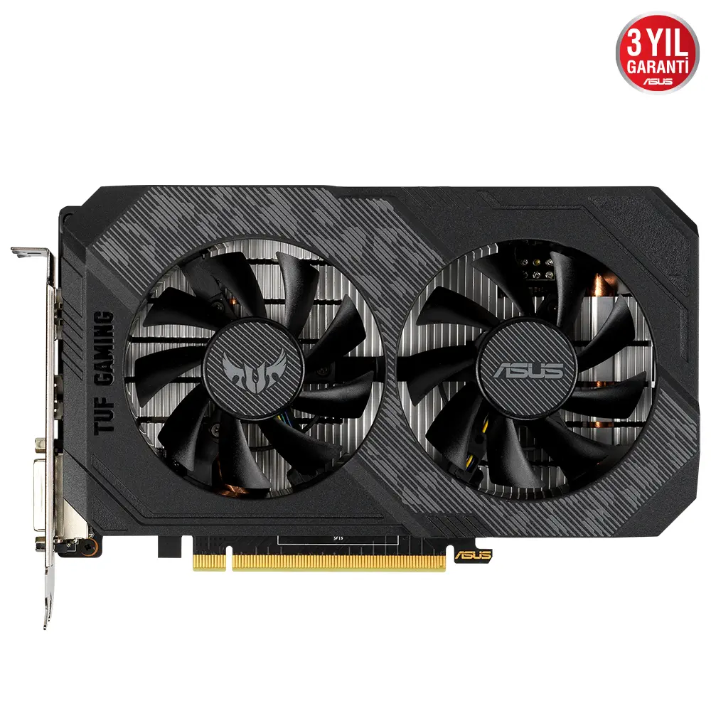 Asus GeForce GTX 1650 TUF-GTX1650-4GD6-P-GAMING 4GB GDDR6 128Bit DX12 Gaming (Oyuncu) Ekran Kartı