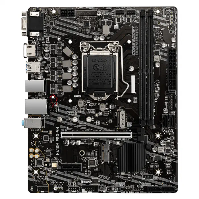 MSI H410M PRO-VH Intel H410 Soket 1200 DDR4 2933Mhz mATX Gaming (Oyuncu) Anakart