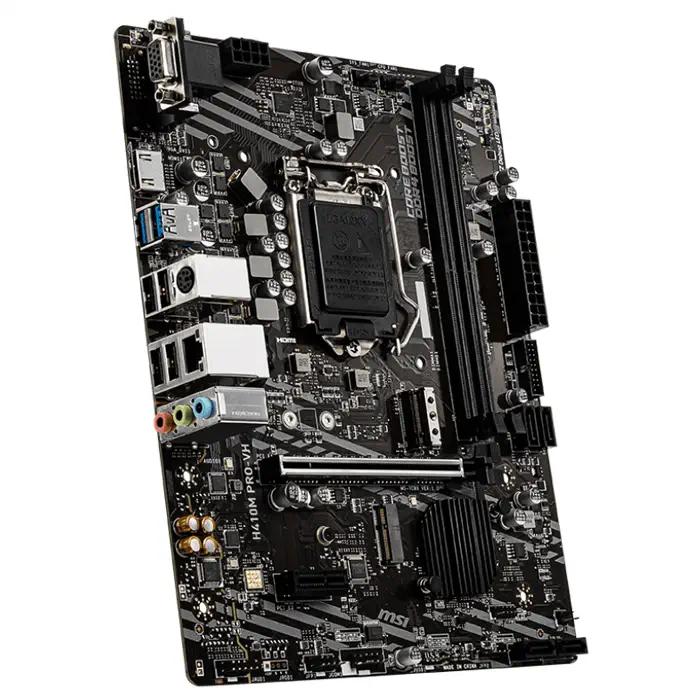 MSI H410M PRO-VH Intel H410 Soket 1200 DDR4 2933Mhz mATX Gaming (Oyuncu) Anakart