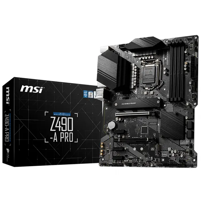 MSI Z490-A PRO Intel Z490 Soket 1200 DDR4 5000(OC)Mhz ATX Gaming (Oyuncu) Anakart