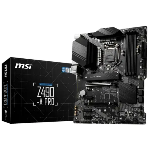 MSI Z490-A PRO Intel Z490 Soket 1200 DDR4 5000(OC)Mhz ATX Gaming (Oyuncu) Anakart