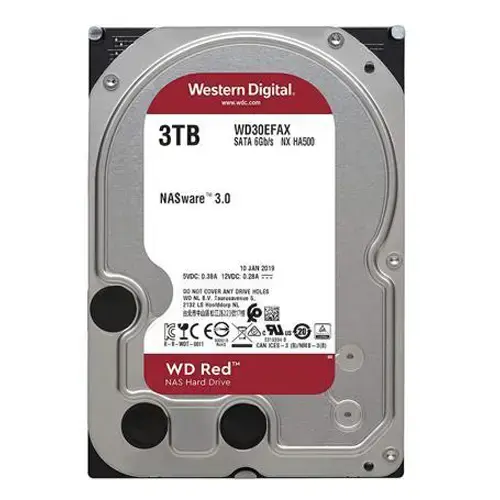 WD Red WD30EFAX 3TB 5400Rpm 256MB 3.5″ SATA 3 NAS Harddisk