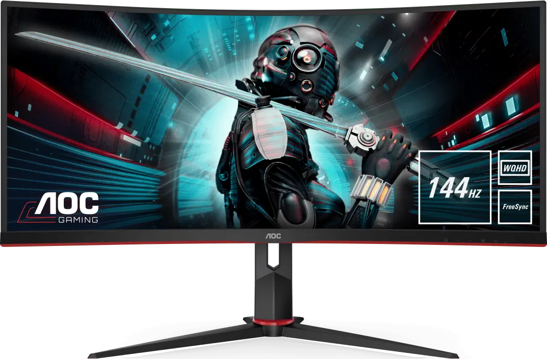 AOC CU34G2X/BK 34″ 1ms 144Hz FreeSync VA WQHD Curved Gaming (Oyuncu) Monitör