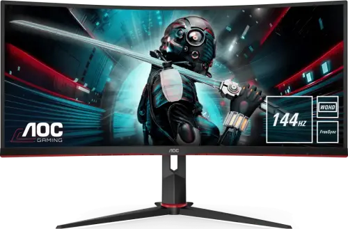 AOC CU34G2X/BK 34″ 1ms 144Hz FreeSync VA WQHD Curved Gaming (Oyuncu) Monitör