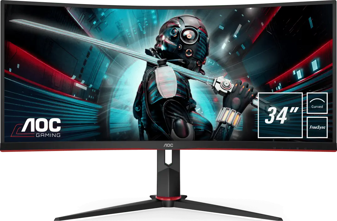 AOC CU34G2 34″ 1ms 100Hz FreeSync VA WQHD Curved Gaming (Oyuncu) Monitör