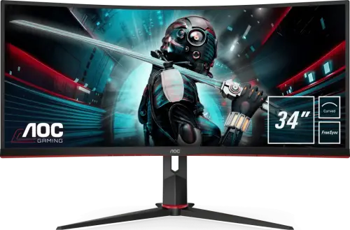 AOC CU34G2 34″ 1ms 100Hz FreeSync VA WQHD Curved Gaming (Oyuncu) Monitör