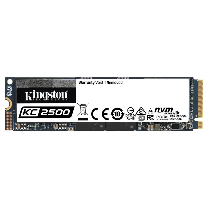 Kingston KC2500 SKC2500M8/500G 500GB 3500/2500MB/s NVMe PCIe M.2 SSD Disk
