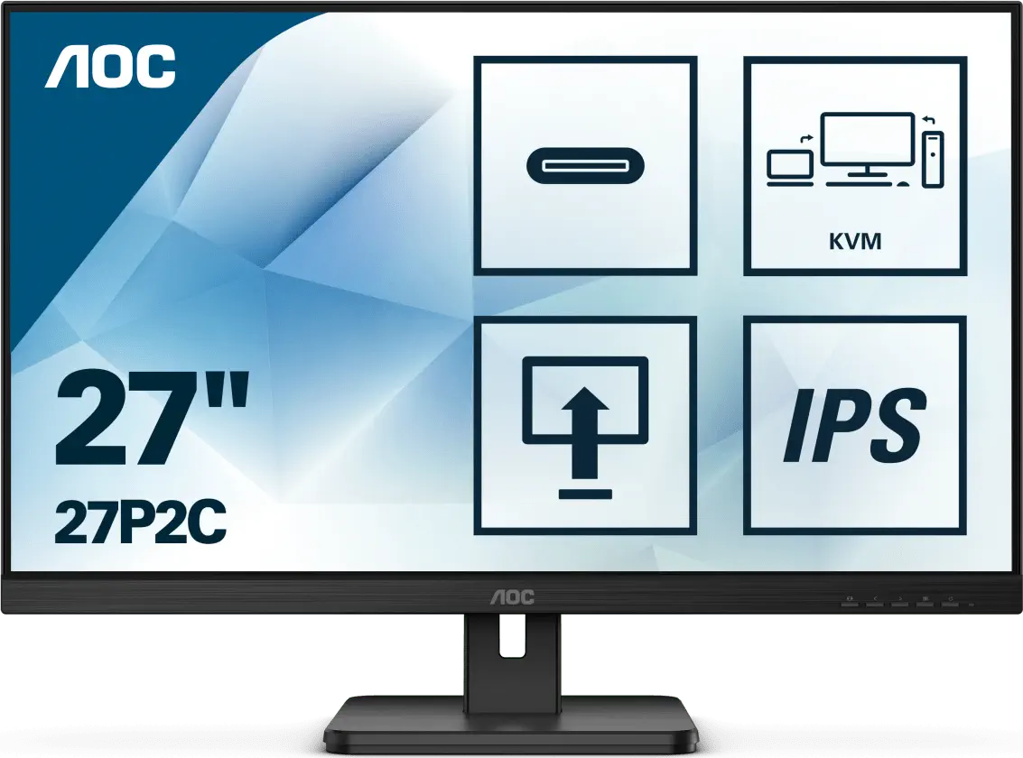 AOC 27P2C 27″ 4ms 75Hz Adaptive-Sync IPS Full HD Monitör