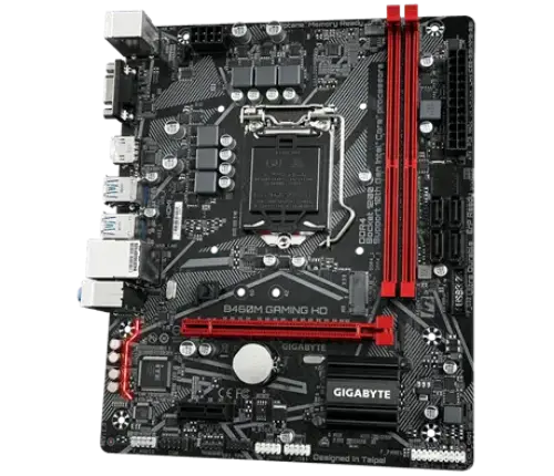 Gigabyte B460M GAMING HD Intel B460 Soket 1200 DDR4 2933MHz mATX Gaming (Oyuncu) Anakart