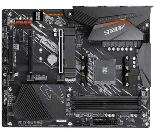 Gigabyte B550 AORUS ELITE AMD B550 Soket AM4 DDR4 4733(OC)MHz ATX Gaming (Oyuncu) Anakart