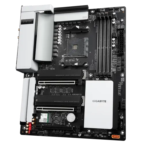Gigabyte B550 VISION D AMD B550 Soket AM4 DDR4 5400(OC)MHz ATX Anakart