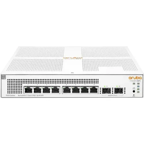 HPE Aruba Instant On 1930-8G JL681A 8 Port PoE+ 2SFP 124W Yönetilebilir Switch (JL383A Yerine)