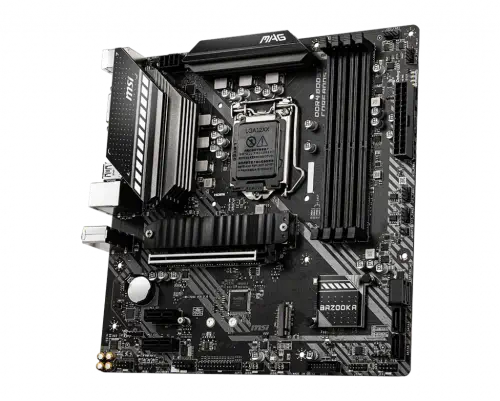 MSI MAG B460M BAZOOKA Intel B460 Soket 1200 DDR4 2933MHz mATX Gaming (Oyuncu) Anakart