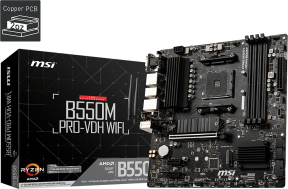 MSI B550M PRO-VDH WIFI AMD B550 Soket AM4 DDR4 4400(OC)MHz mATX Gaming (Oyuncu) Anakart
