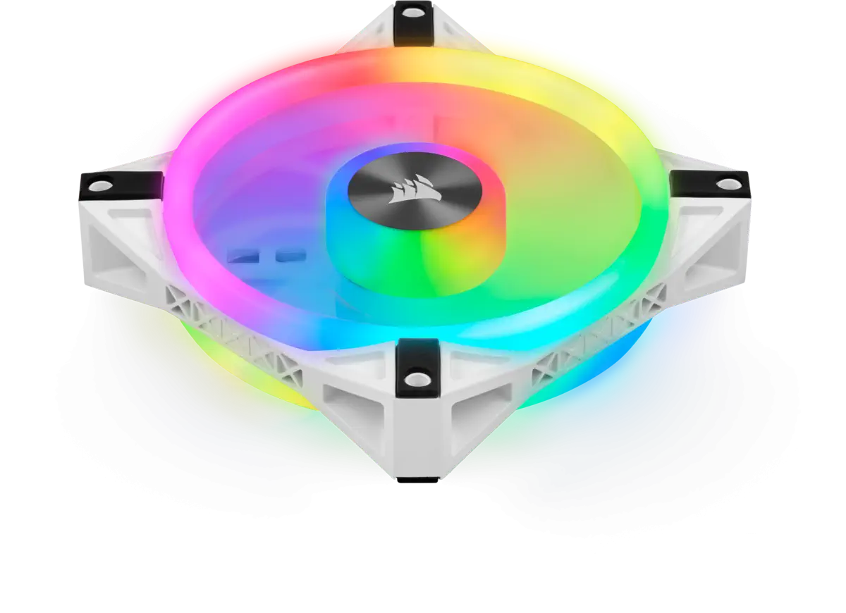 Corsair iCUE QL120 RGB CO-9050104-WW 120mm PWM Beyaz 3`lü Kasa Fanı