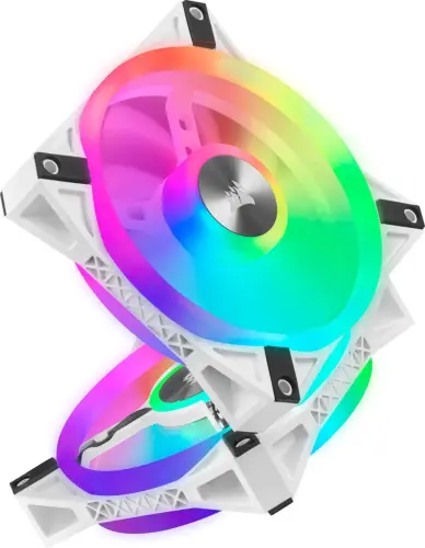 Corsair iCUE QL120 RGB CO-9050104-WW 120mm PWM Beyaz 3`lü Kasa Fanı