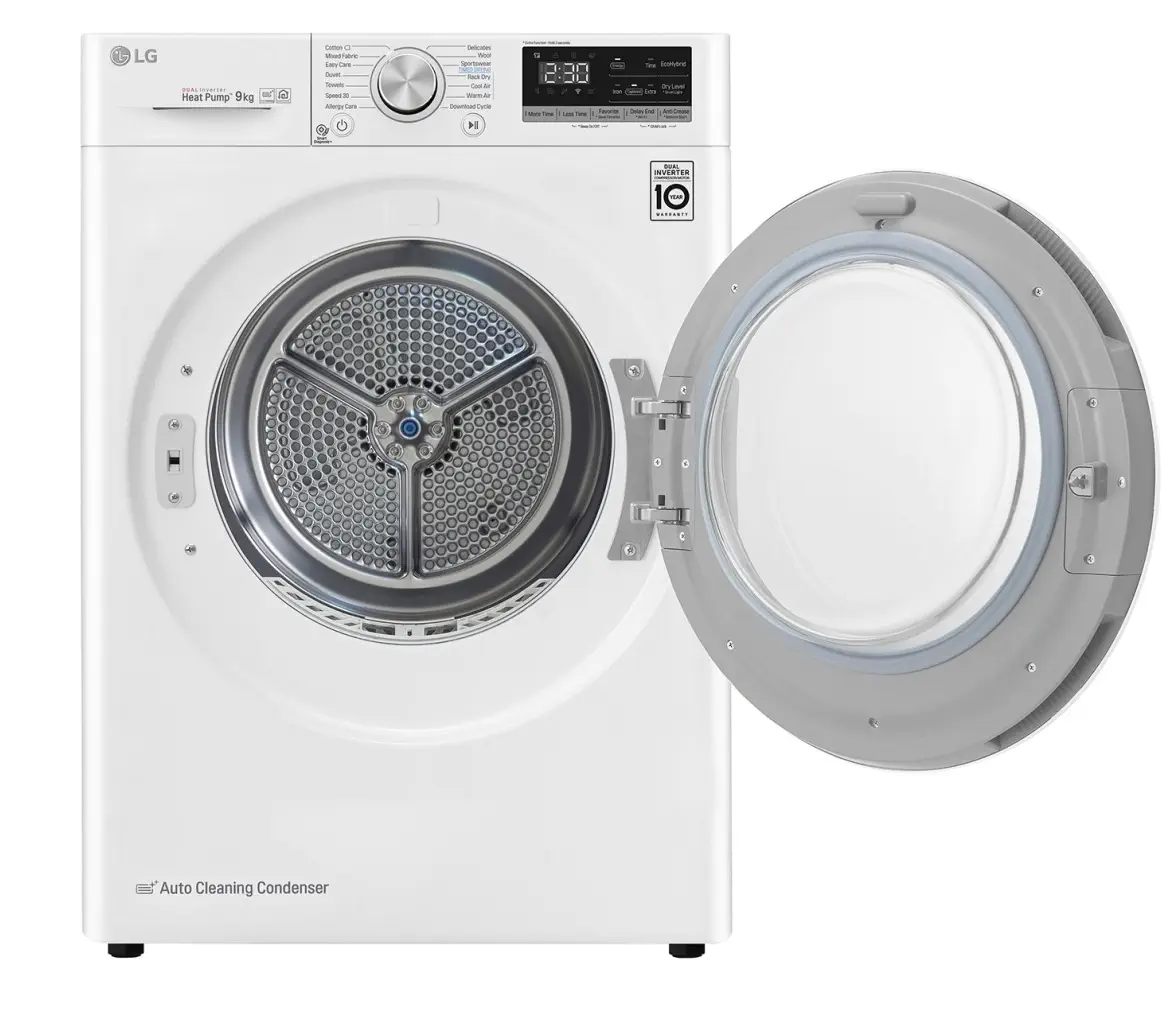 LG RC90V9AV2W.ABWPLTK A+++ 9 Kg Kurutma Makinesi