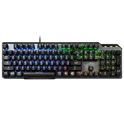 MSI Vigor GK50 Elite BW Kailh Box White Switch TR Q RGB Mekanik Kablolu Gaming (Oyuncu) Klavye
