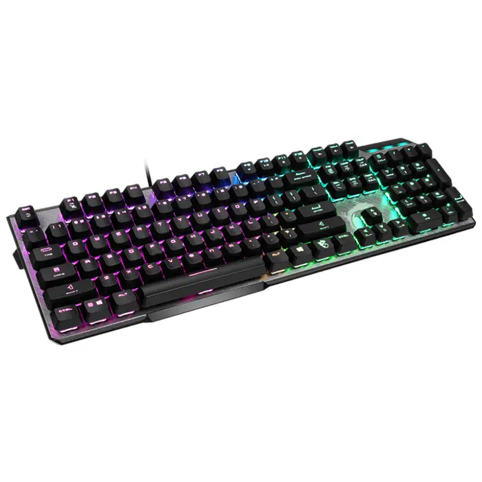MSI Vigor GK50 Elite BW Kailh Box White Switch TR Q RGB Mekanik Kablolu Gaming (Oyuncu) Klavye