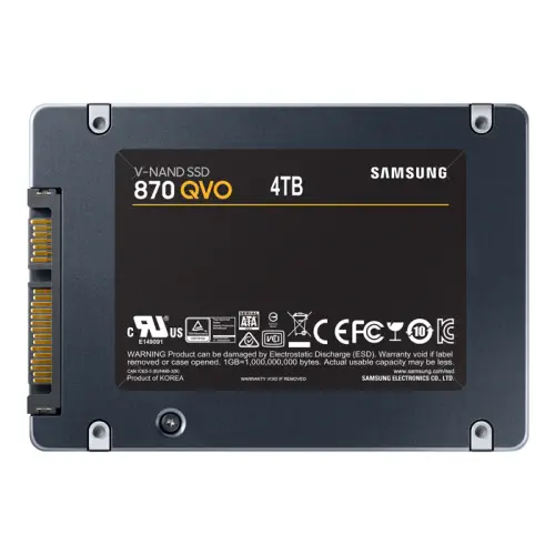 Samsung 870 QVO MZ-77Q4T0BW 4TB 560/530MB/s 2.5″ SATA 3 SSD Disk