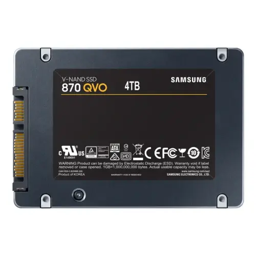 Samsung 870 QVO MZ-77Q4T0BW 4TB 560/530MB/s 2.5″ SATA 3 SSD Disk