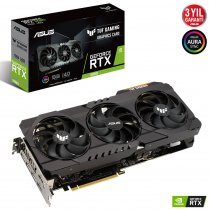 Asus TUF Gaming GeForce RTX 3080 TUF-RTX3080-10G-GAMING 10GB GDDR6X 320Bit DX12 Gaming Ekran Kartı