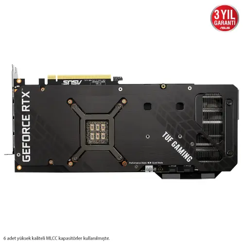 Asus TUF Gaming GeForce RTX 3080 TUF-RTX3080-10G-GAMING 10GB GDDR6X 320Bit DX12 Gaming Ekran Kartı