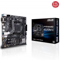 Asus Prime A520M-E AMD A520 Soket AM4 DDR4 4600(OC)MHz mATX Anakart