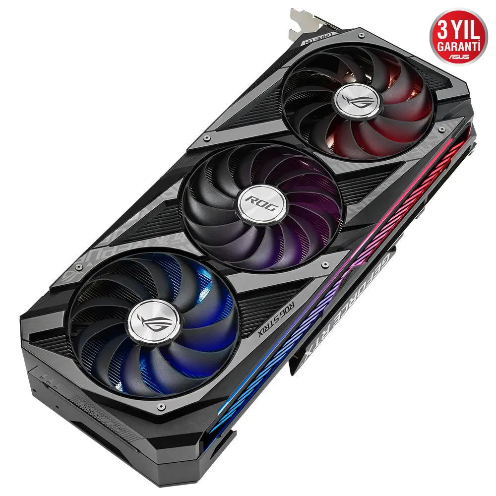 Asus ROG Strix GeForce RTX 3090 OC ROG-STRIX-RTX3090-O24G-GAMING 24GB GDDR6X 384Bit DX12 Gaming Ekran Kartı