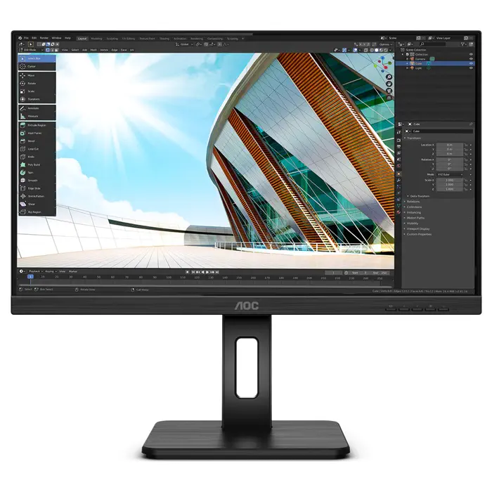 AOC U27P2 27″ 4ms 60Hz Adaptive-Sync IPS 4K Ultra HD Monitör