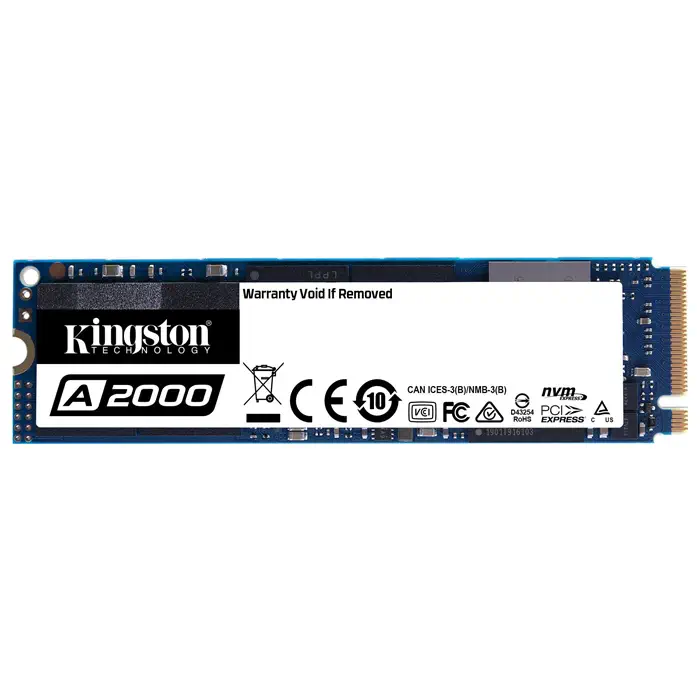 Kingston A2000 SA2000M8/1000G 1TB 2200/2000MB/s PCIe NVMe M.2 SSD Disk