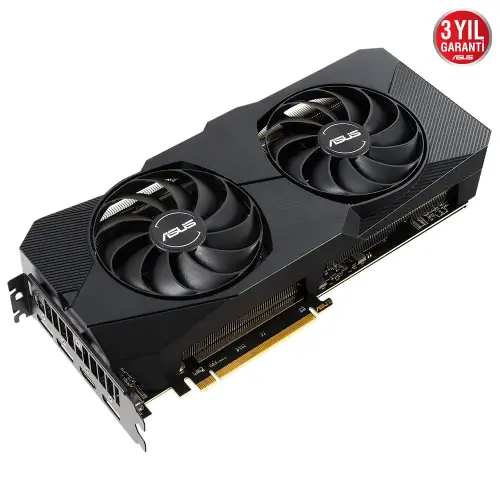 Asus Dual Radeon RX 5600 XT EVO DUAL-RX5600XT-T6G-EVO 6GB GDDR6 192Bit DX12 Gaming (Oyuncu) Ekran Kartı